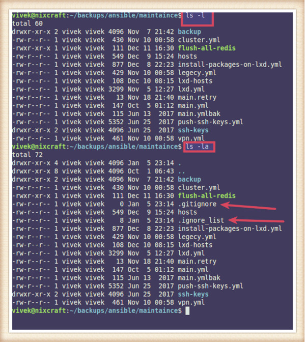 Как скрыть файлы и каталоги в Linux