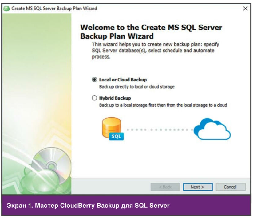 Cloudberry ultimate backup установка и настройка