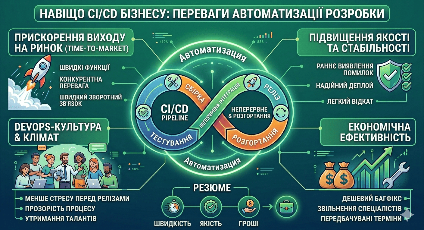 CI/CD для вашего проекта: что это и зачем нужно бизнесу