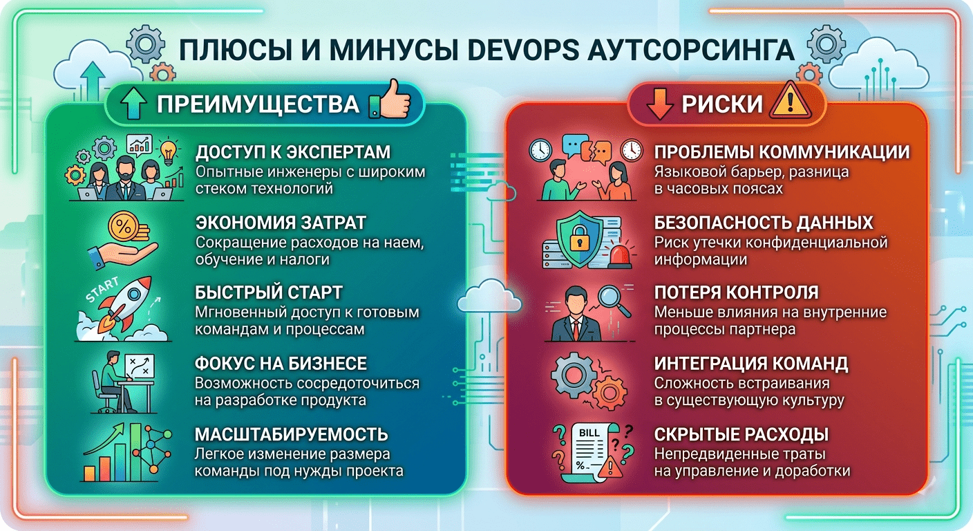 Что такое DevOps аутсорсинг и зачем он нужен