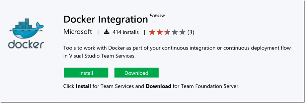 Visual Studio Team Services создание образа в Docker Hub