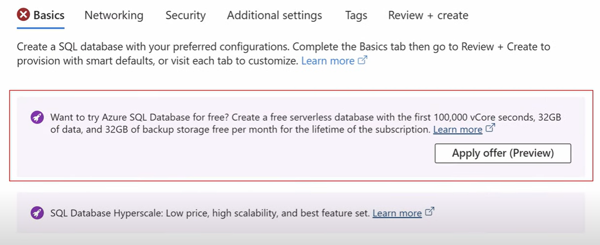 Нова безкоштовна пропозиція бази даних Azure SQL тепер доступна для всіх підписок