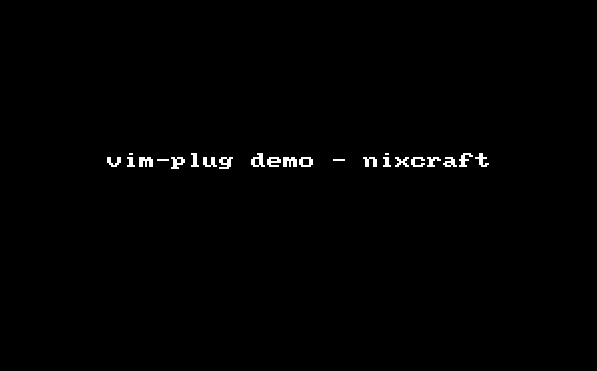 Vim-plug: минималистичный менеджер плагинов vim