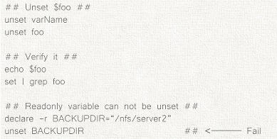Как сбросить переменную окружения Bash на Linux или Unix