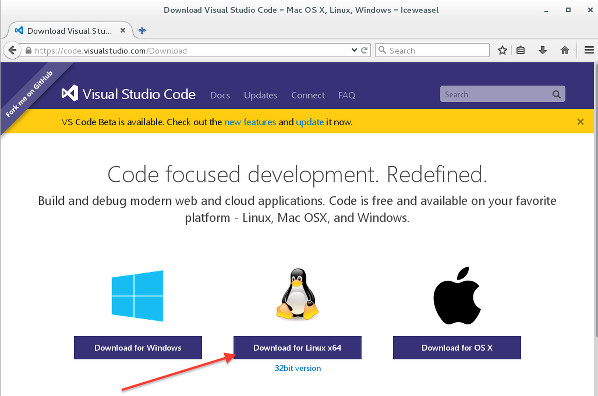 Как установить Microsoft Visual Studio Code на Linux