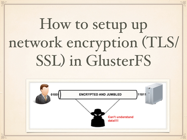 Как включить TLS/SSL-шифрование Glusterfs